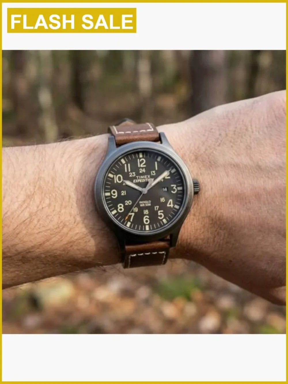 Men's Expedition Scout 40mm Analog Watch, Luminous Hands, Water Resistant 50M
